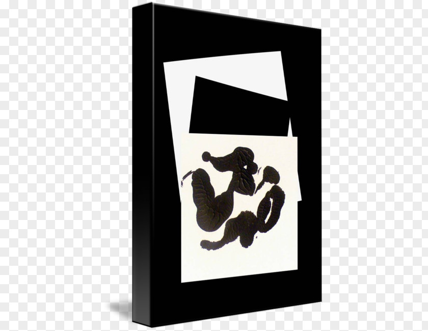 Abstract Black And White Art Picture Frames PNG