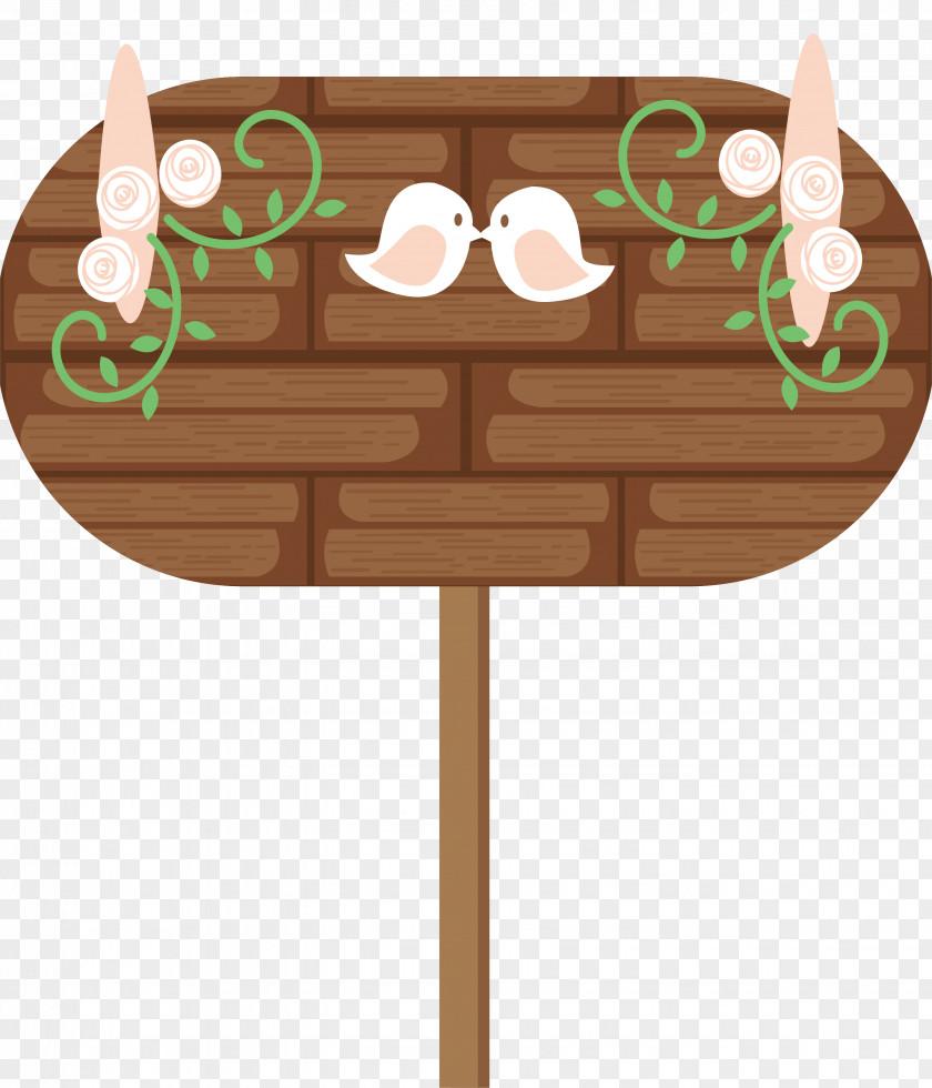 Bird Board Wood Digital Art PNG