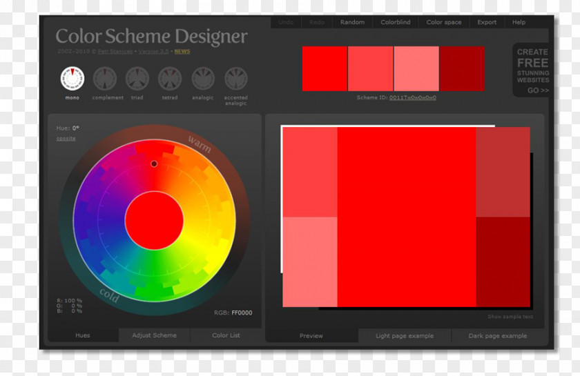 Design Color Scheme Palette Graphic PNG