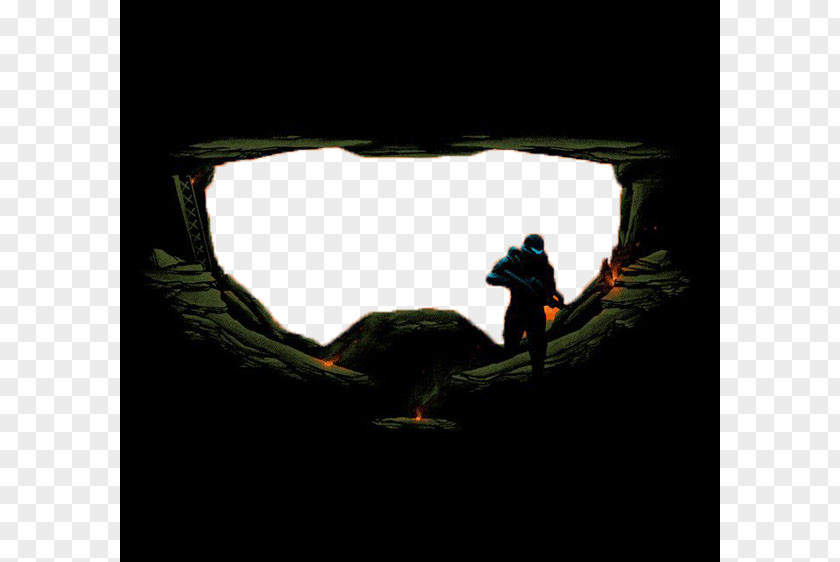 Into The Cave Of Warrior Minecraft Icon PNG
