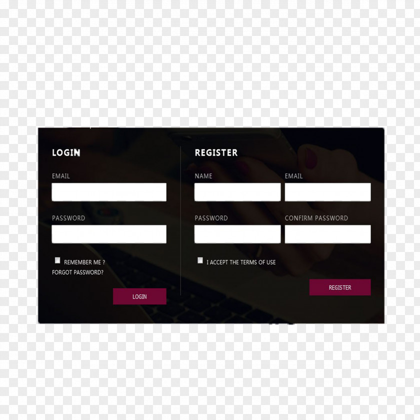 Registration Box Free Button Material Newsletter Google Images Designer PNG