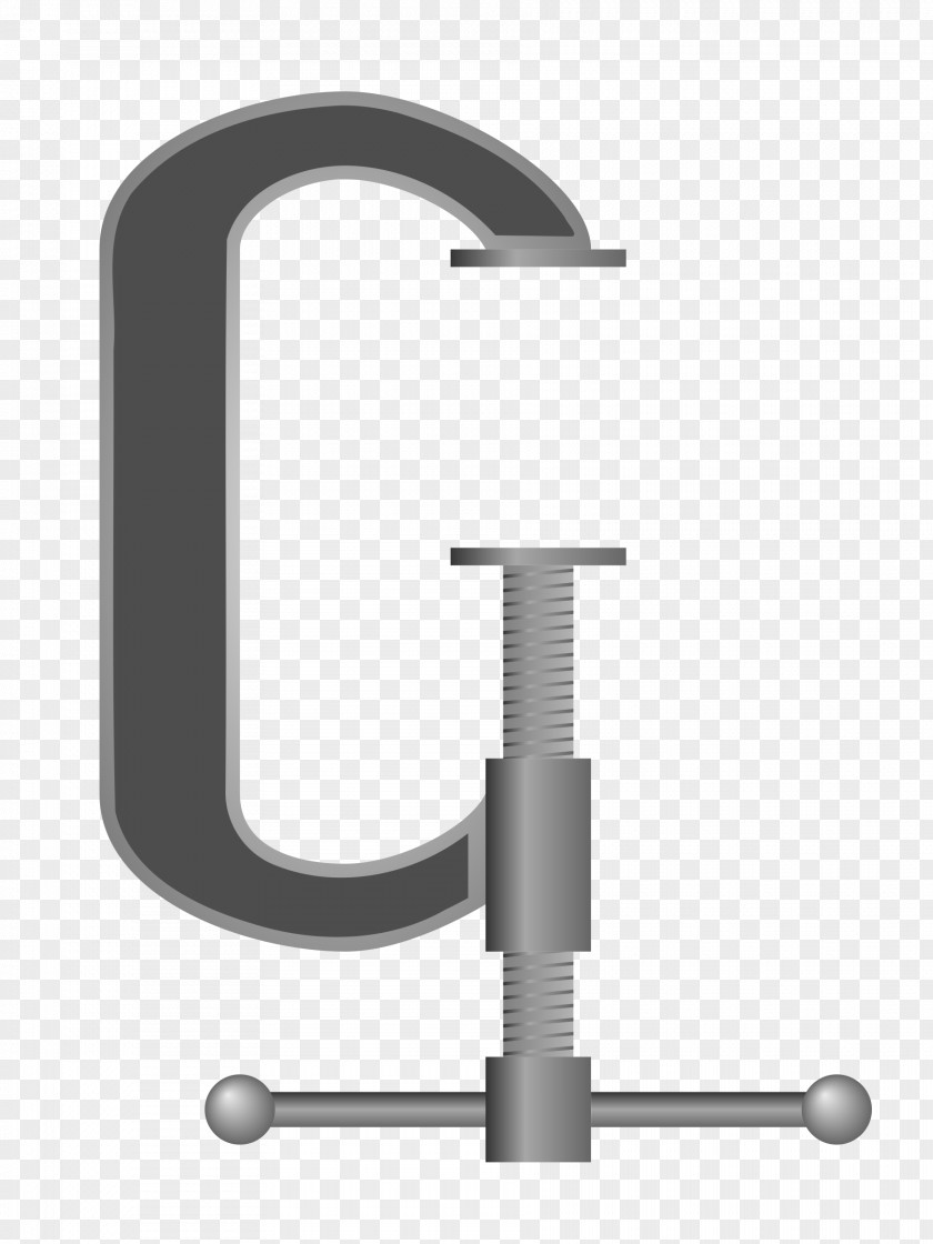 Steel C-clamp Clip Art PNG