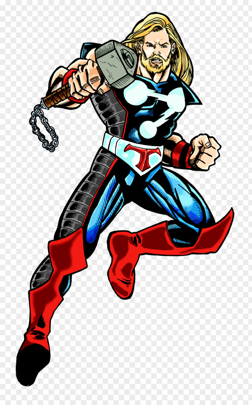 Various Comics Thor Captain America Superhero Thunderstrike Marvel PNG