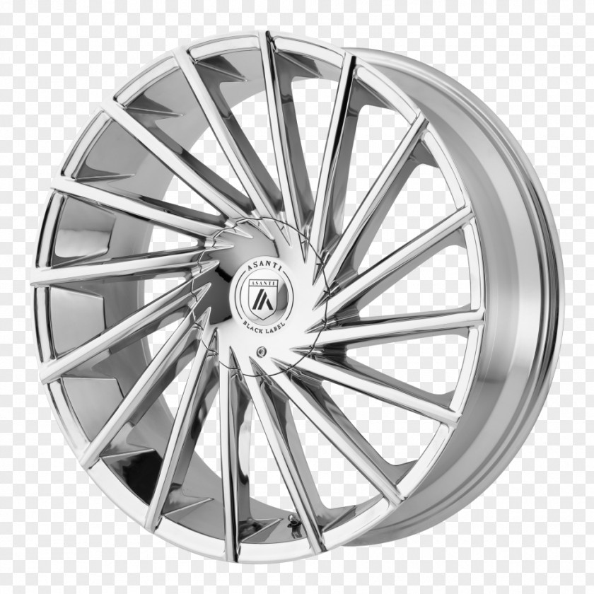 Car Rim Custom Wheel Asanti Black Wheels PNG