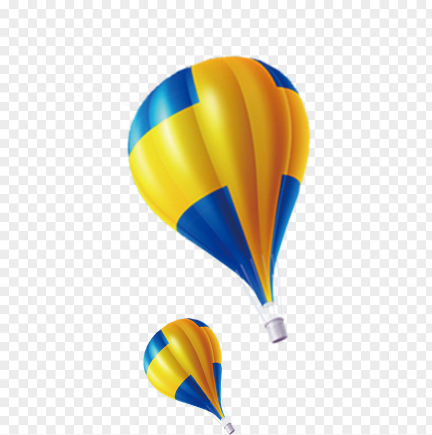 Hot Air Balloon Yellow PNG