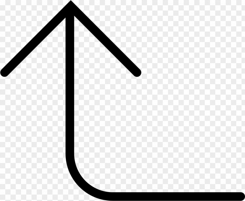 Slim Curve Arrow Clip Art PNG