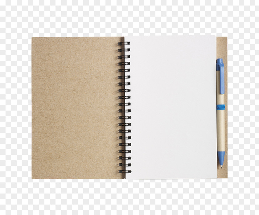 Spiral Wire Notebook Paper Recycling Cardboard Ballpoint Pen PNG
