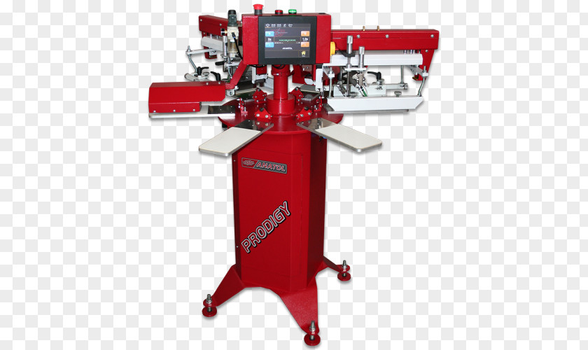 Flex Printing Machine Screen Press Ink PNG