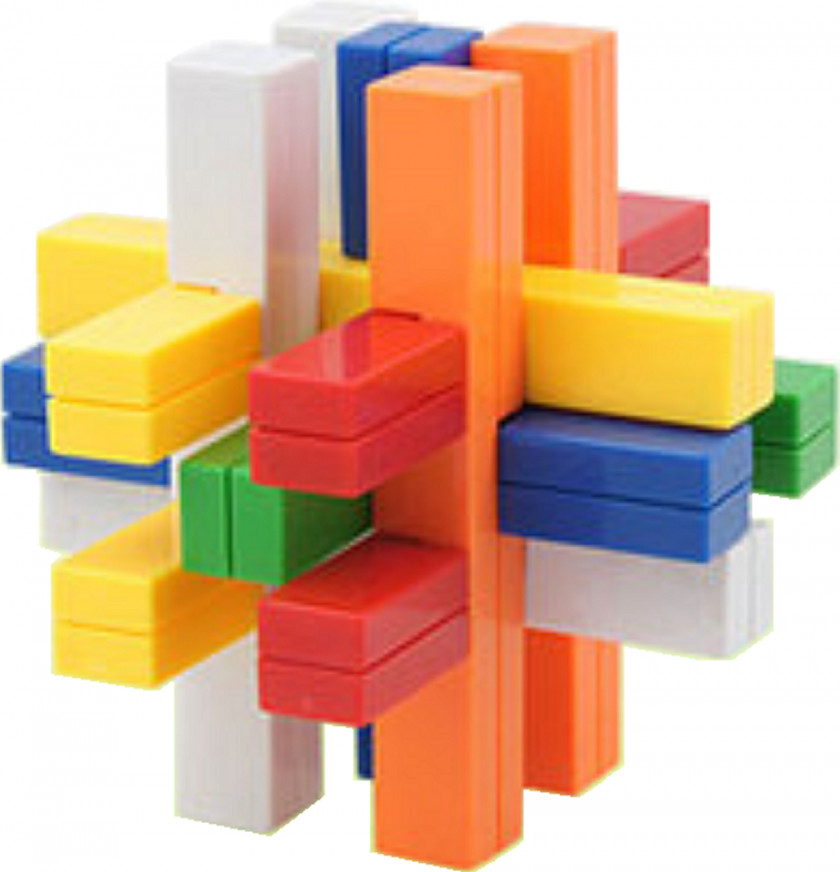 Kongming Toy Block Gordian Knot Matchstick Puzzle Plastic PNG