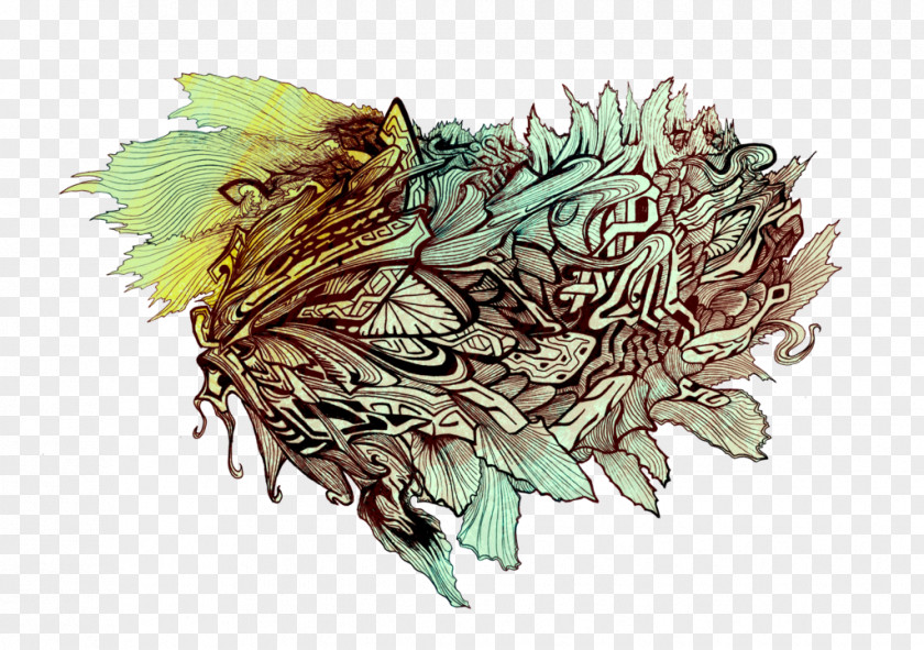 Leaf Illustration Legendary Creature PNG