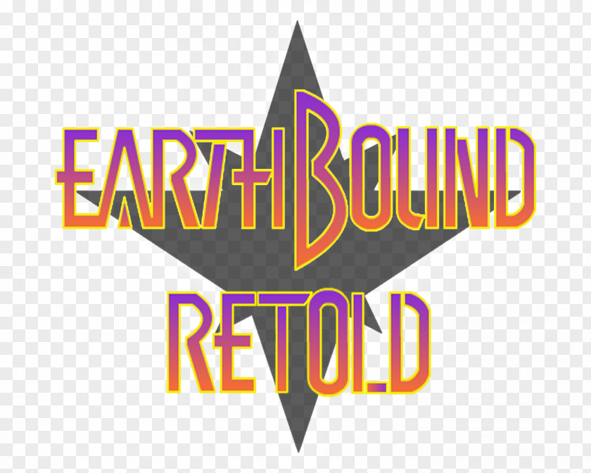 Line EarthBound Logo Brand Font PNG