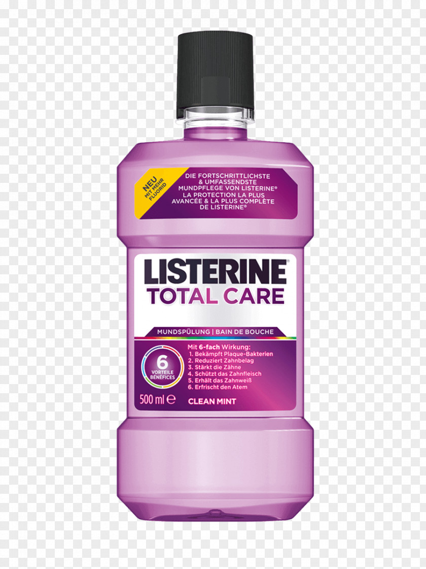 Toothpaste Listerine Mouthwash Total Care Personal PNG