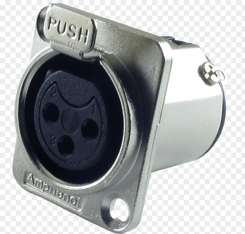 XLR Connector Amphenol Electronics Electrical Phone PNG