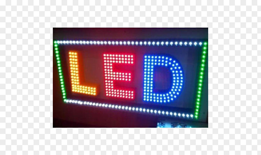Display Board LED Device Manufacturing Neon Sign Digital Printing PNG