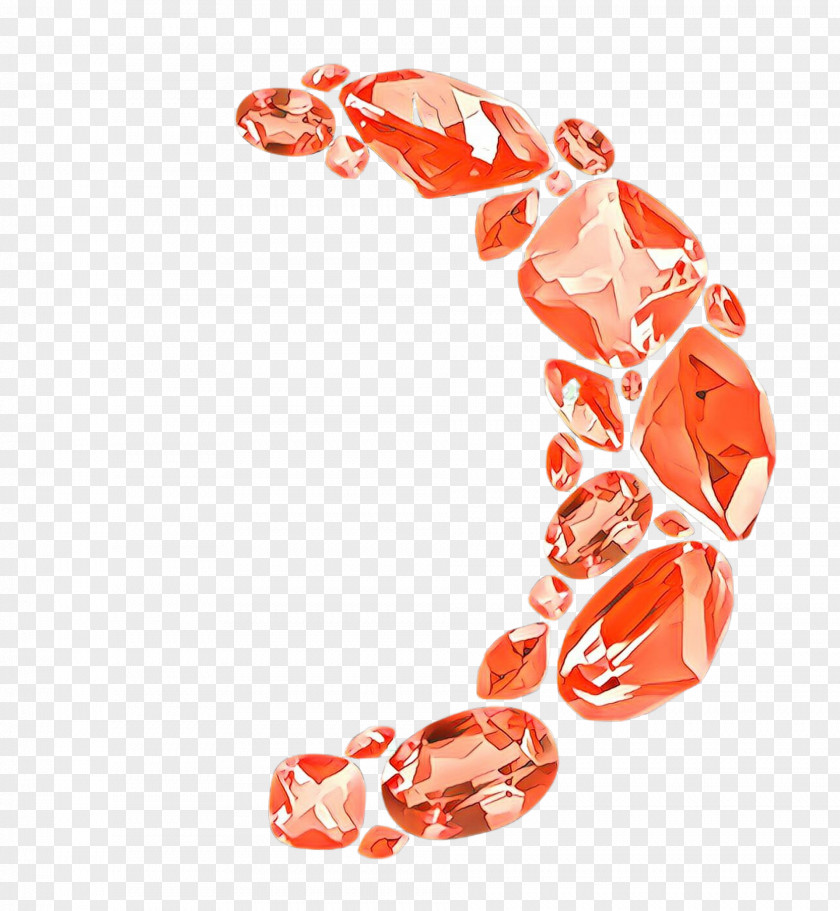 Ear Jewellery Orange PNG