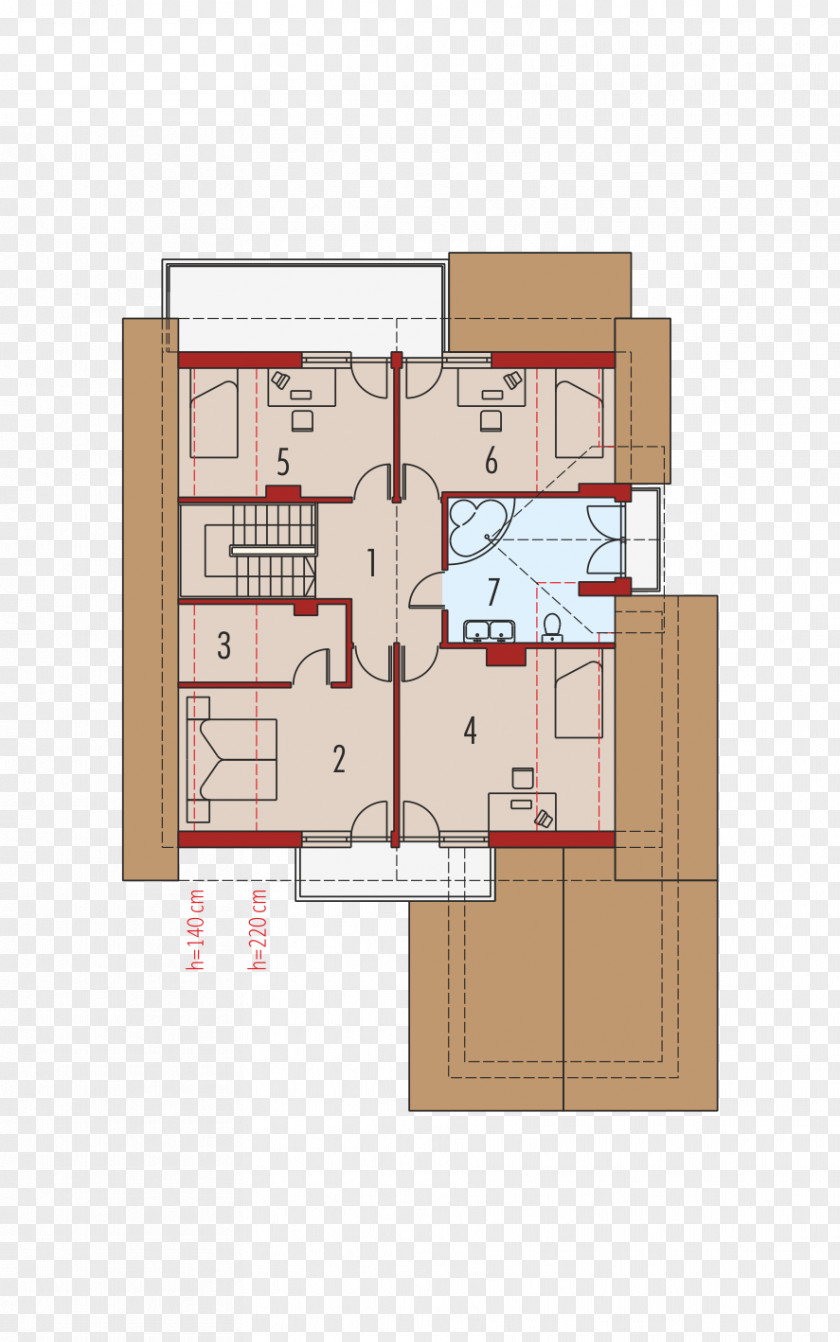 House Attic Square Meter Floor Plan PNG