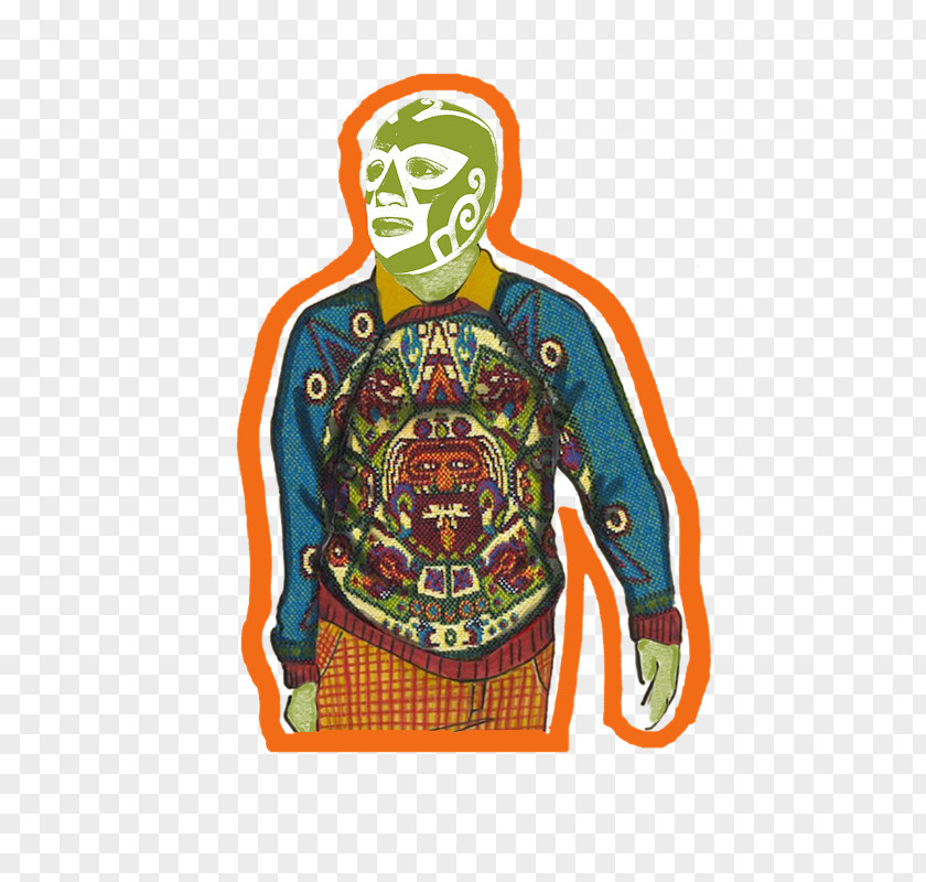 Lucha Graphic T-shirt Outerwear Illustration Font Organism PNG