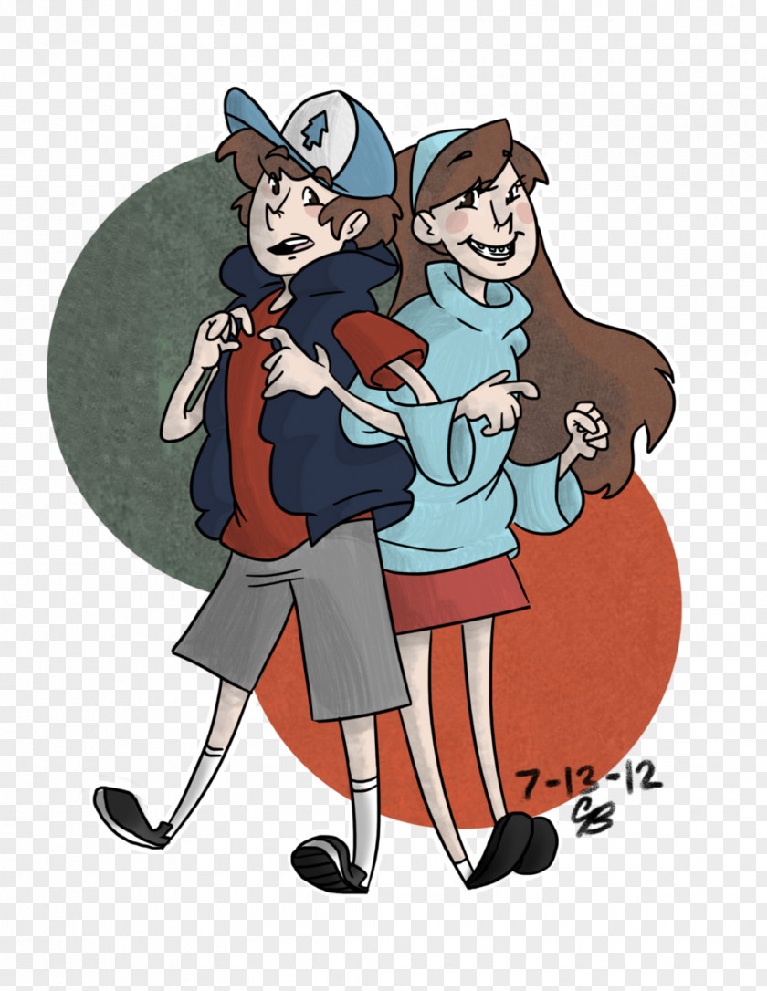 Mabel Pines Dipper Grunkle Stan Bill Cipher Art PNG