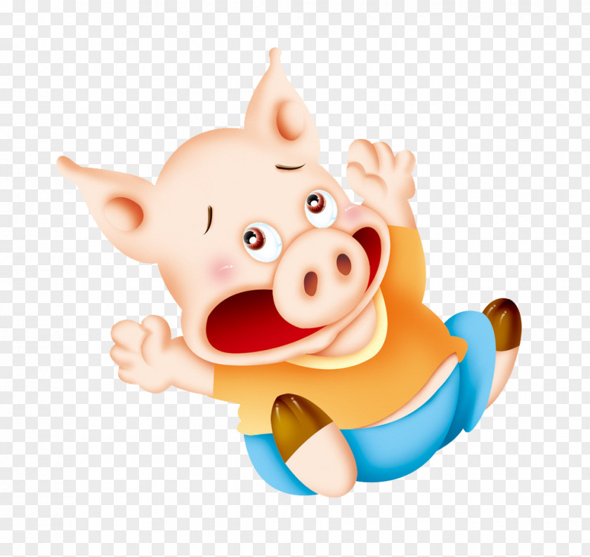 Pig Domestic Chinese Zodiac Cartoon PNG