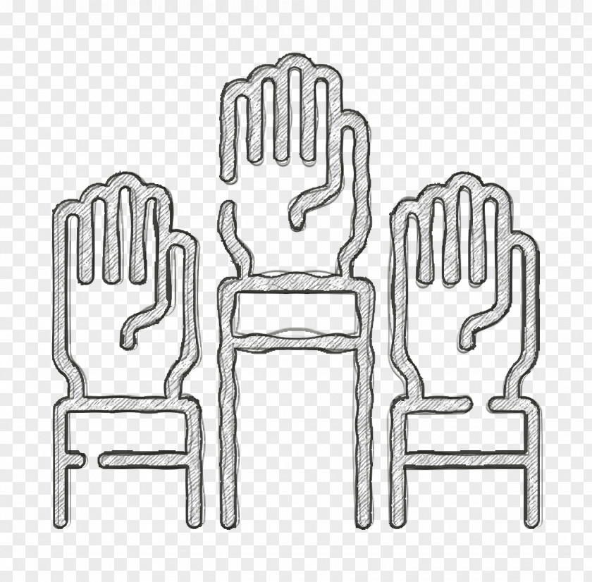 Raise Hand Icon Voting Class PNG
