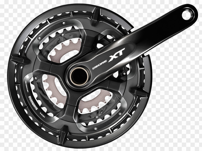 Shimano Deore XT Bicycle Cranks Kľukový Mechanizmus PNG