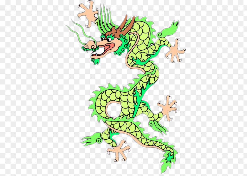 Yellow-green Dragon China Clip Art PNG