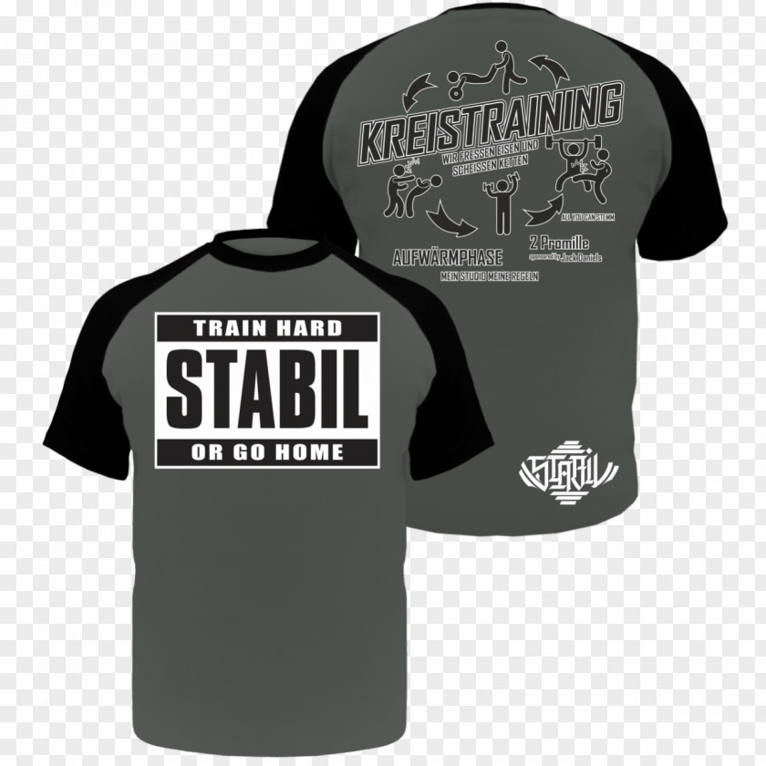 Bodybuilding Clothing 4xl T-shirt Black Industrial Design Logo Sleeve PNG