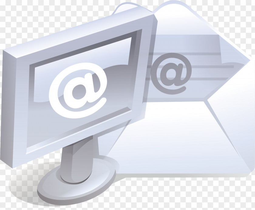 Computer Vector Element Email PNG