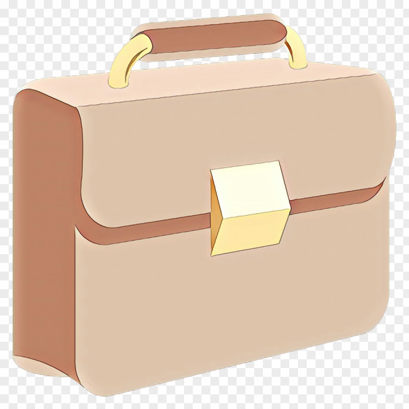 Leather Baggage Box Background PNG