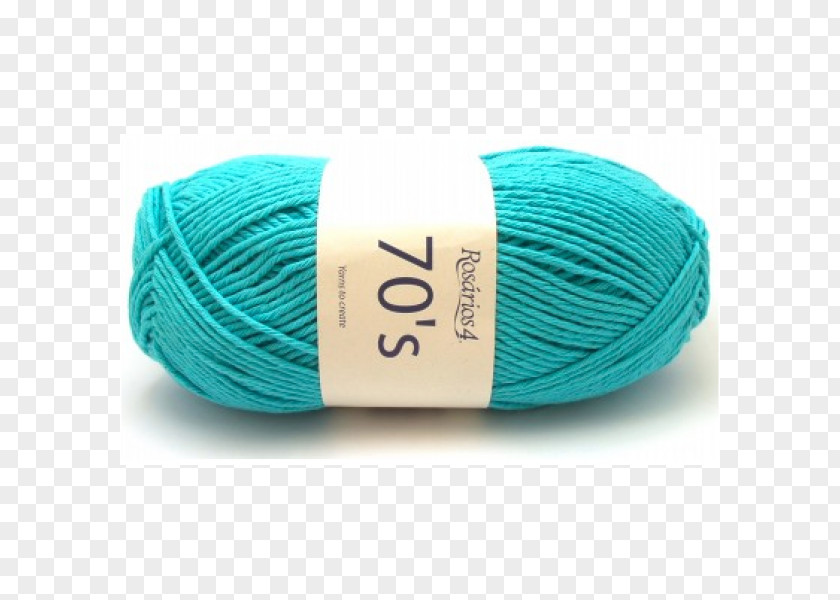 Twine Yarn Wool Turquoise PNG