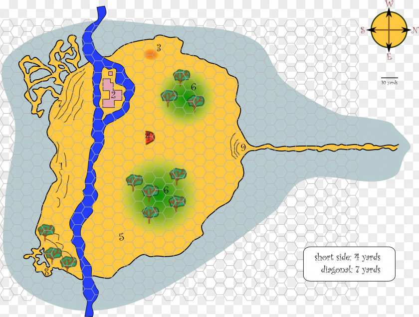 Water Cartoon Map PNG