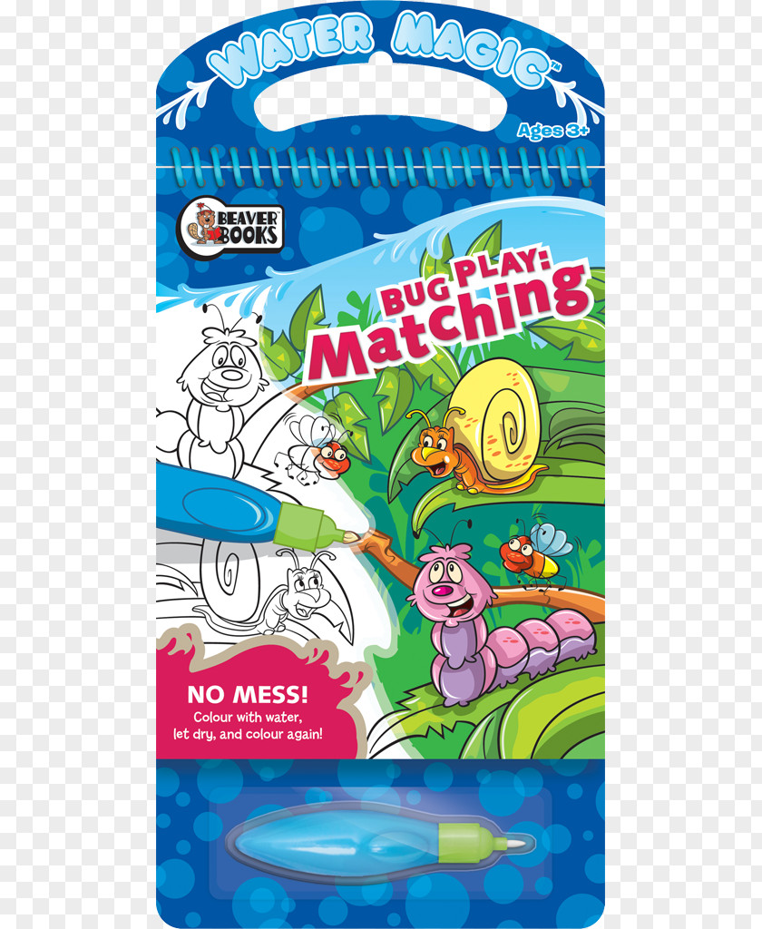 WATER PLAY Papp International Inc Publishing Book Bug Rue Merizzi PNG