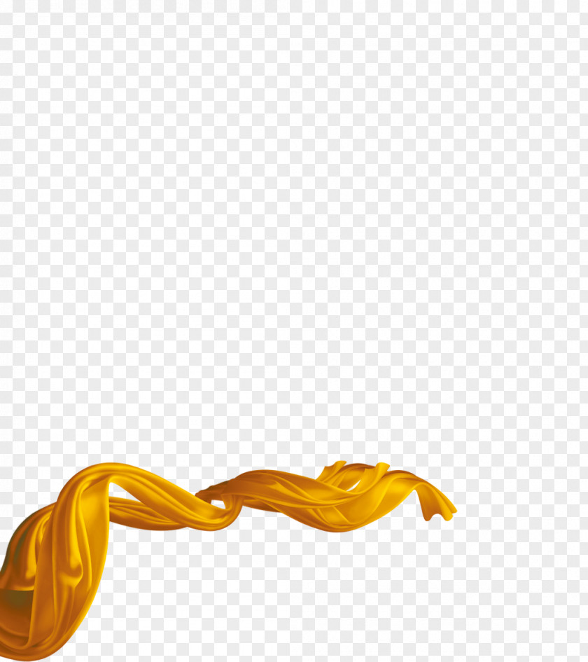 Yellow Ribbon Red Blue Silk PNG