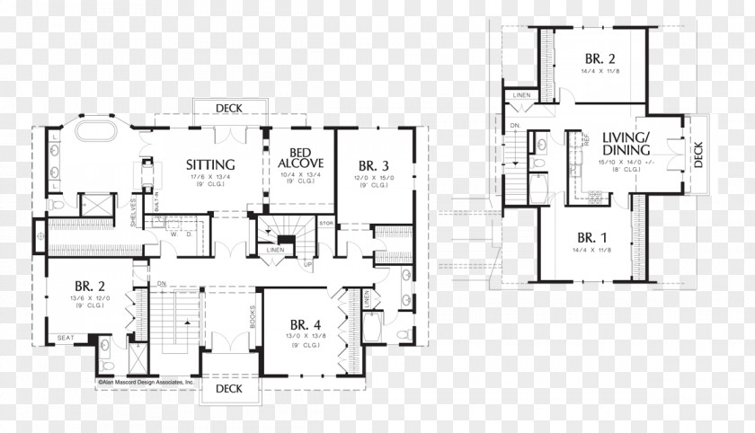 A Roommate On The Upper Floor Plan House PNG