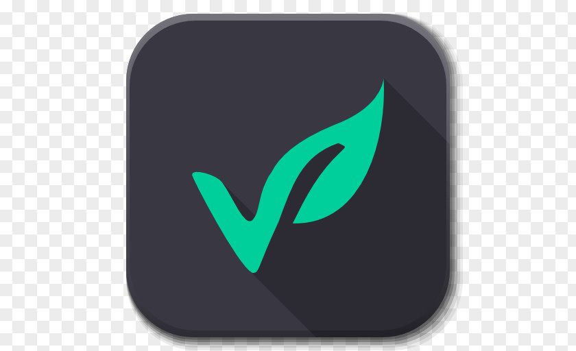 Apps Springseed Symbol Aqua Green PNG