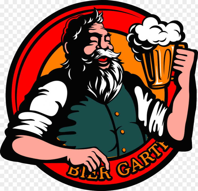 The Old Man Drinks Beer Illustrations PNG