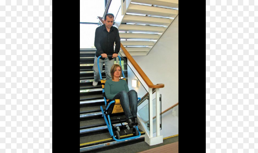 Wheelchair Disability Fire Safety Escape Chair PNG