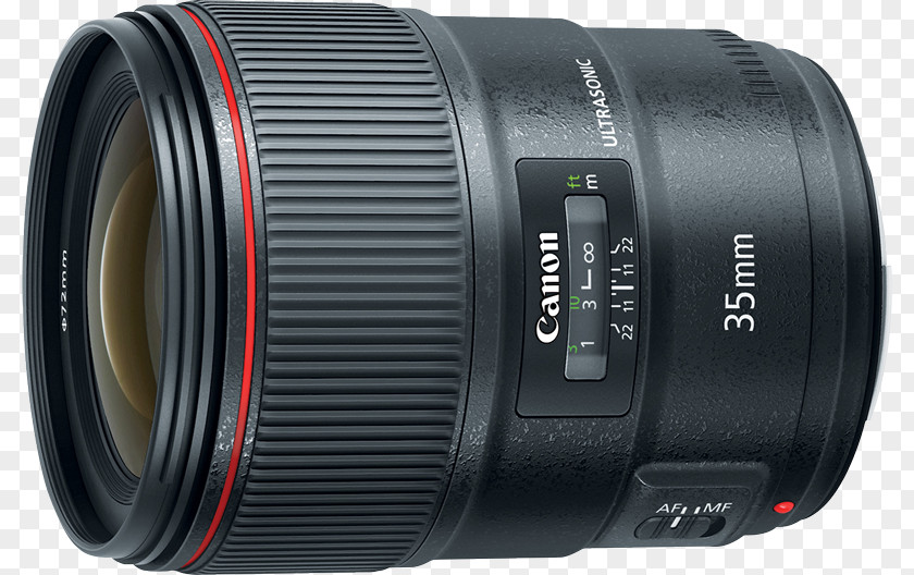 Camera Lens Canon EF Mount Wide-Angle 35mm F/1.4L II USM PNG