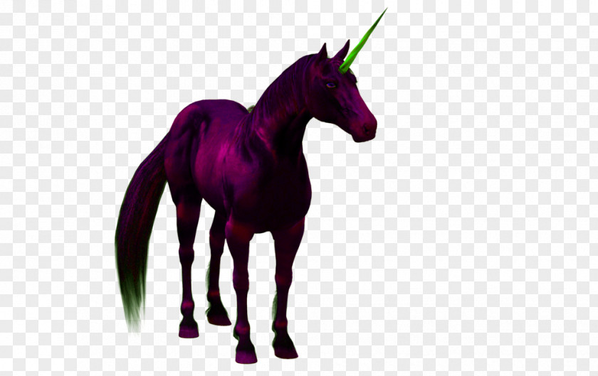 Dark Unicorn Horse PhotoScape PNG