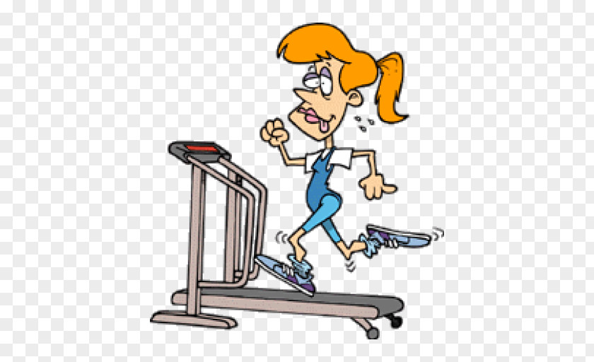 Exercise Cartoon Fitness Centre Treadmill Clip Art PNG
