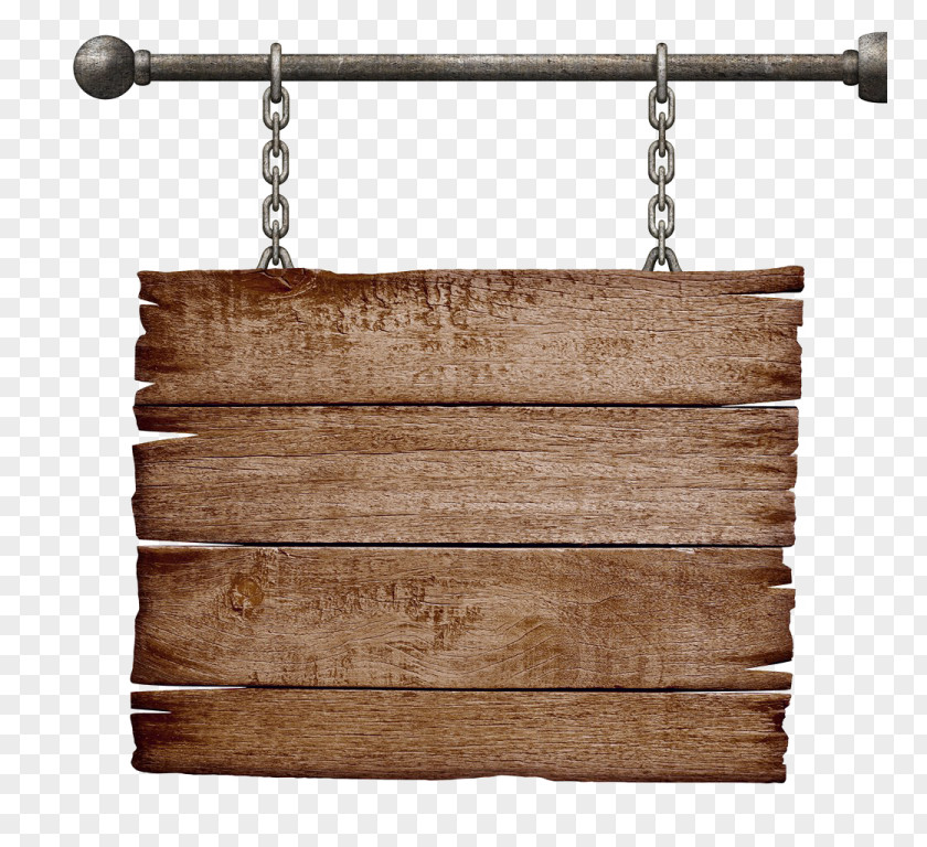 Metal Rectangle Wood Sign PNG