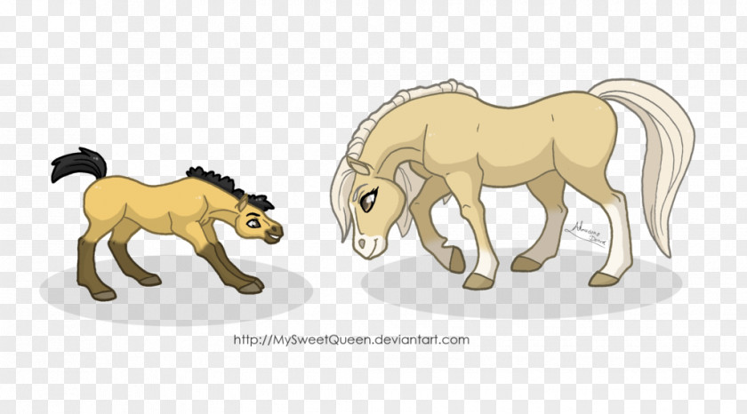 Mustang Pony Mane Pack Animal Drawing PNG