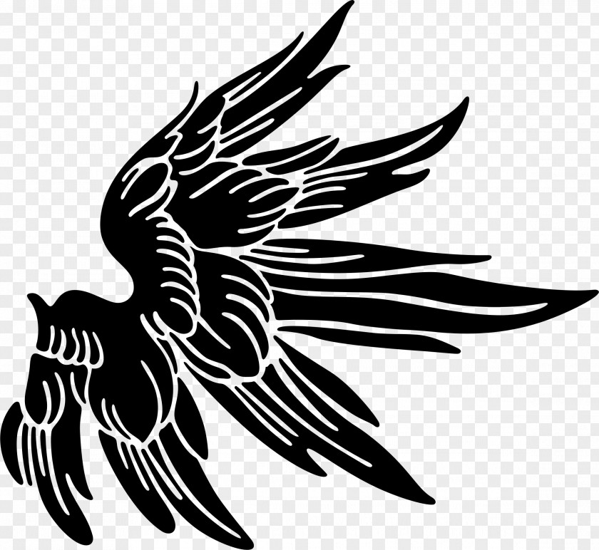 Angel Wing Silhouette Clip Art PNG