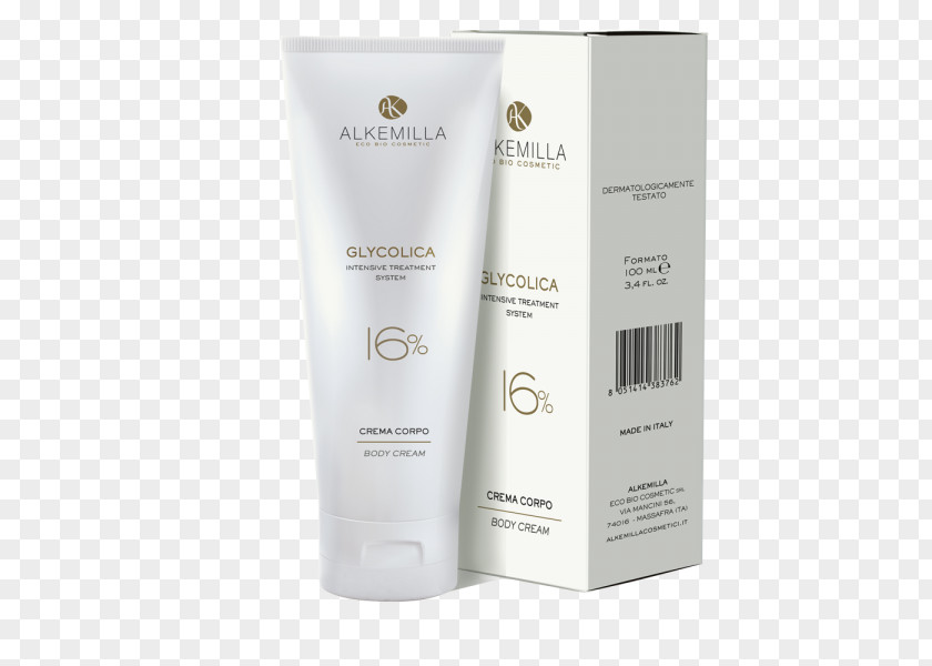 Bio Cosmetic Lotion Cream Crema Viso Glycolic Acid Body PNG