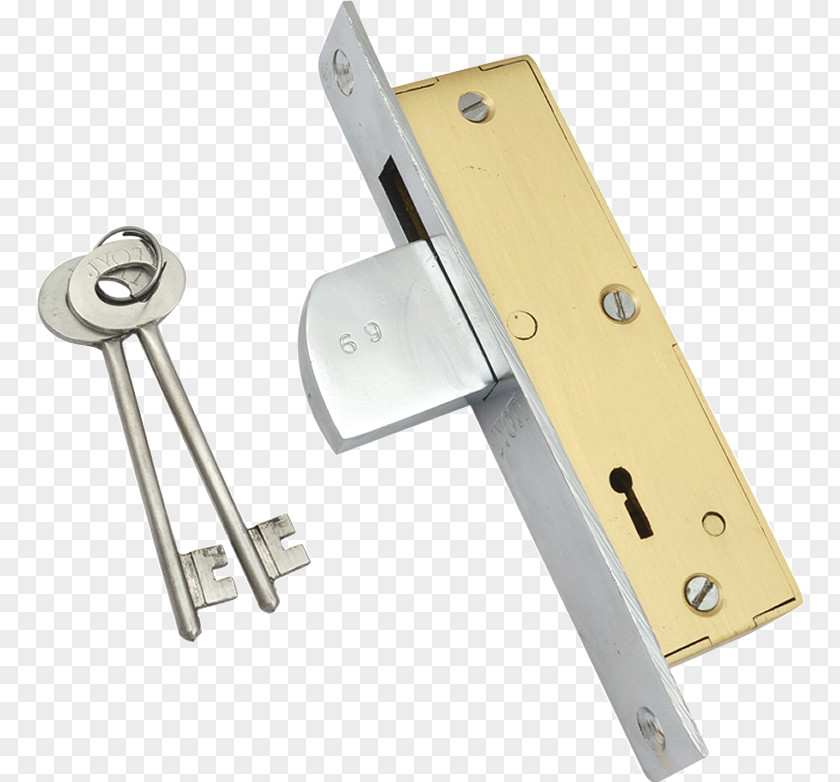 Brass Mortise Lock Door Aluminium PNG
