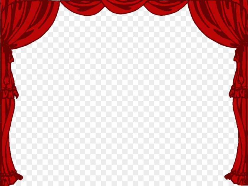 Curtain Cliparts Theater Drapes And Stage Curtains Theatre Front PNG