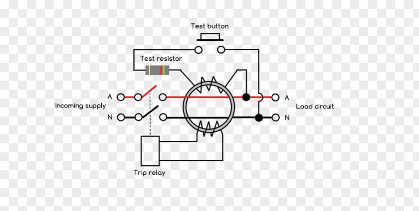 Residualcurrent Device Electricity Residual-current Electronic Circuit Diode Electrical Network PNG