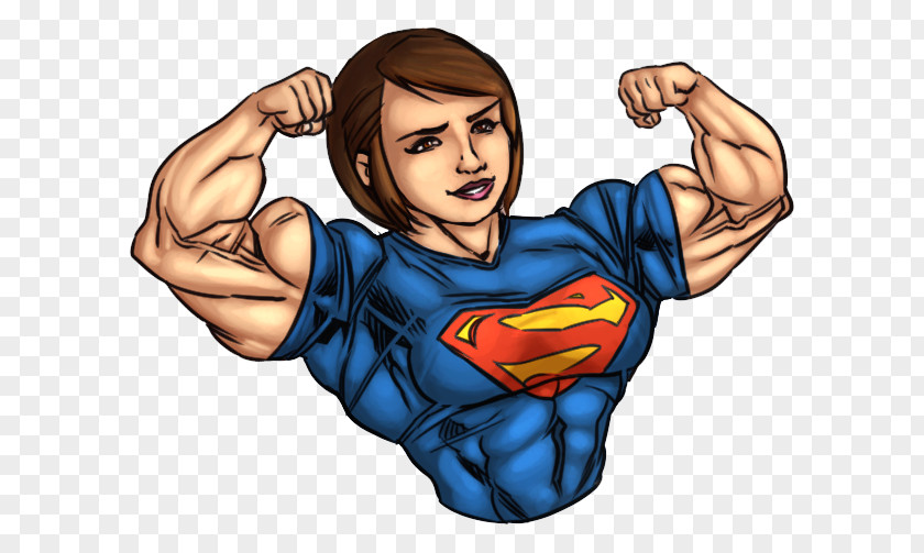 Superman Emma Watson Hermione Granger Muscle Image PNG