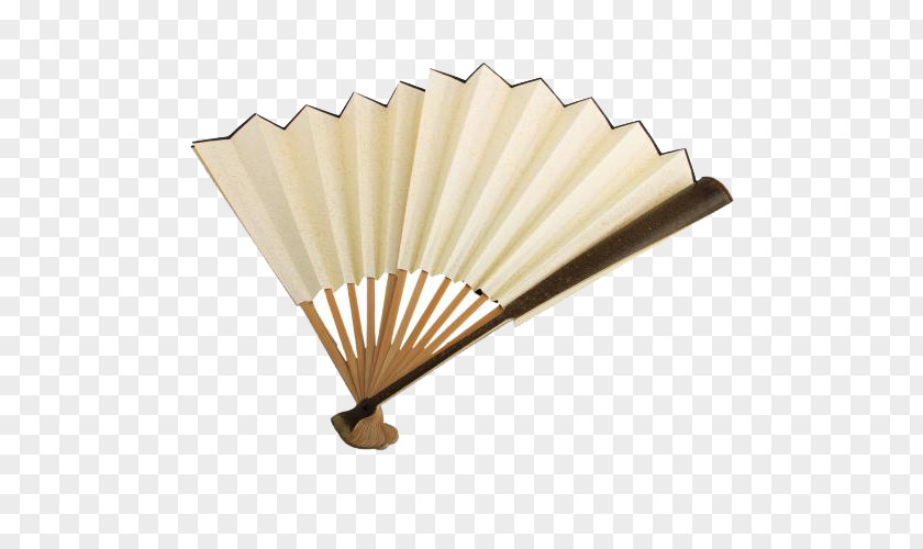 Beige Japanese Folding Fan Japan Hand PNG