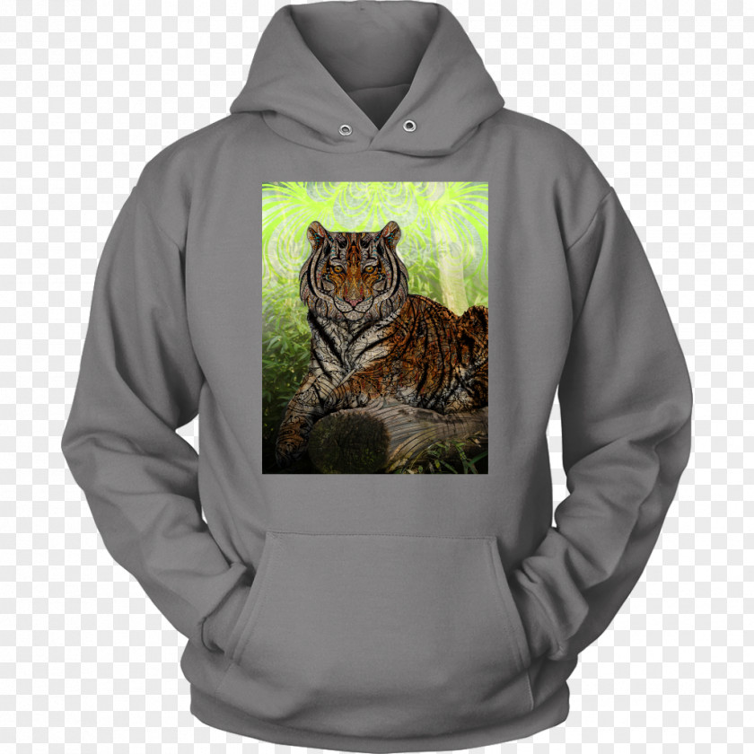 Fierce Tiger Hoodie T-shirt Bluza Clothing PNG